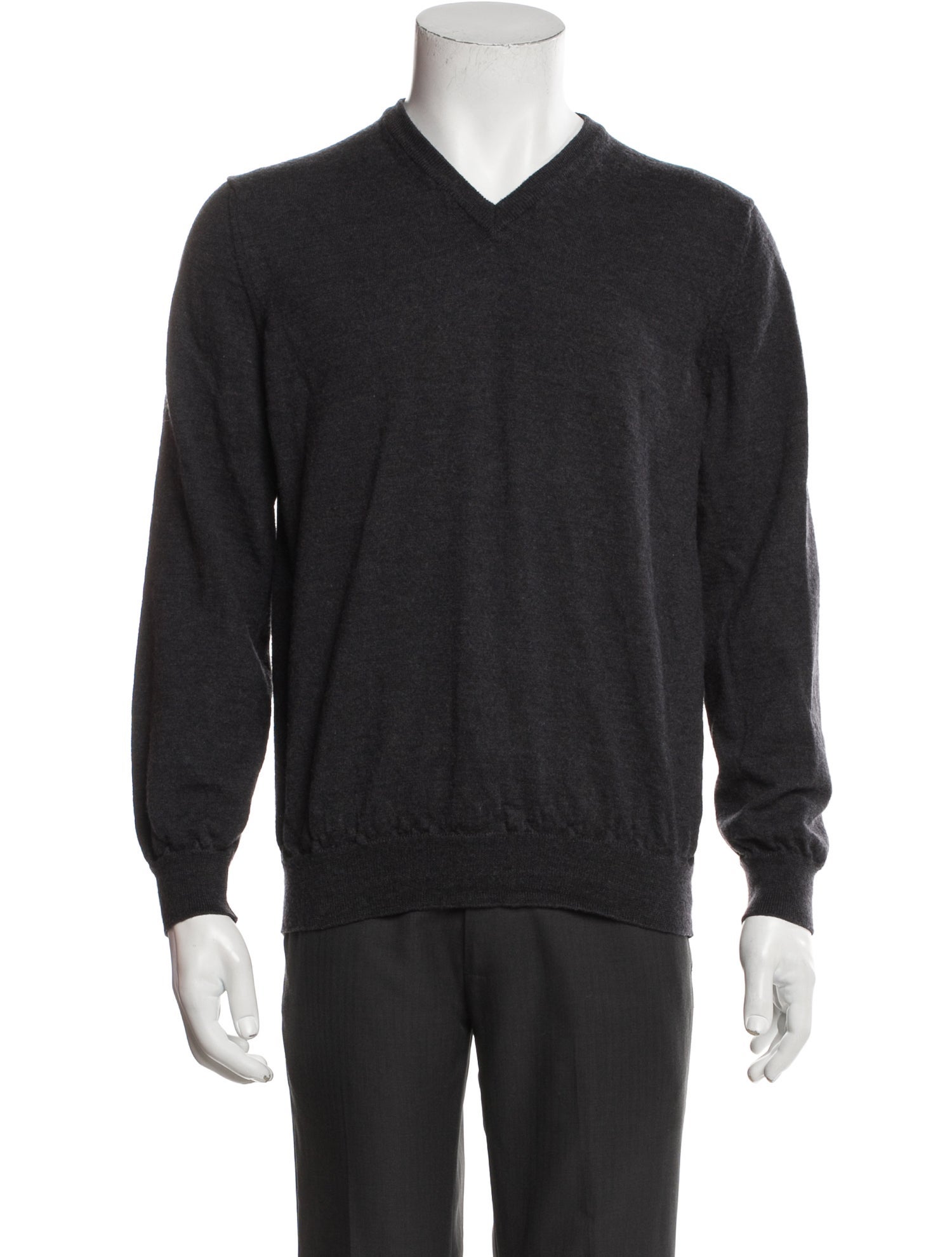 Saks Fifth Avenue Merino Wool V-Neck Pullover