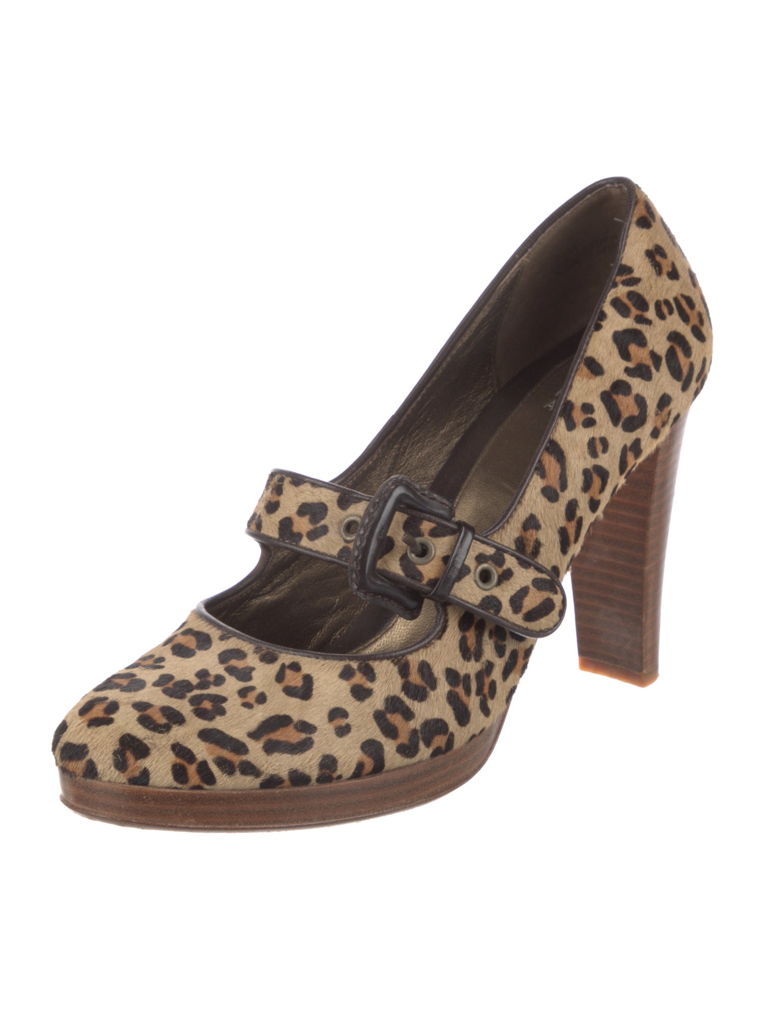 Saks Fifth Avenue Ponyhair Animal Print Pumps