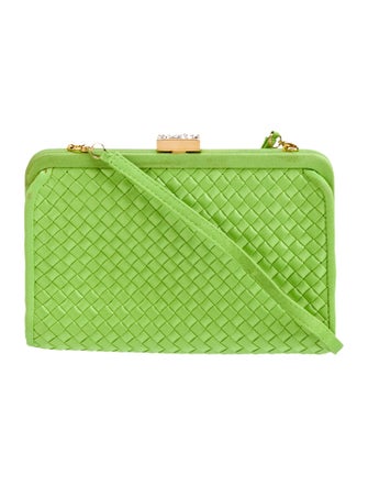 Saks Fifth Avenue Satin Minaudière