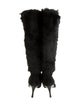 Saks Fifth Avenue Fur Fur Trim Boots