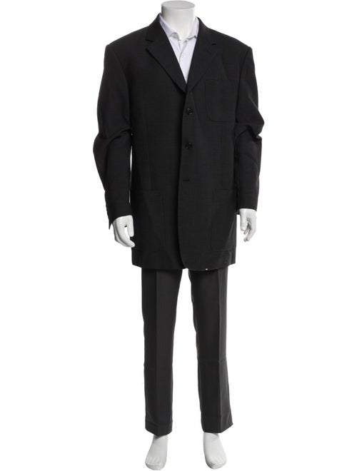 Saks Fifth Avenue Wool Striped Two-Piece Blazer