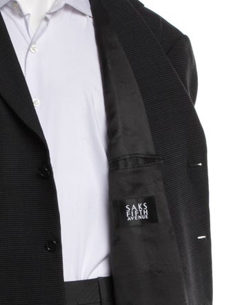 Saks Fifth Avenue Wool Striped Two-Piece Blazer