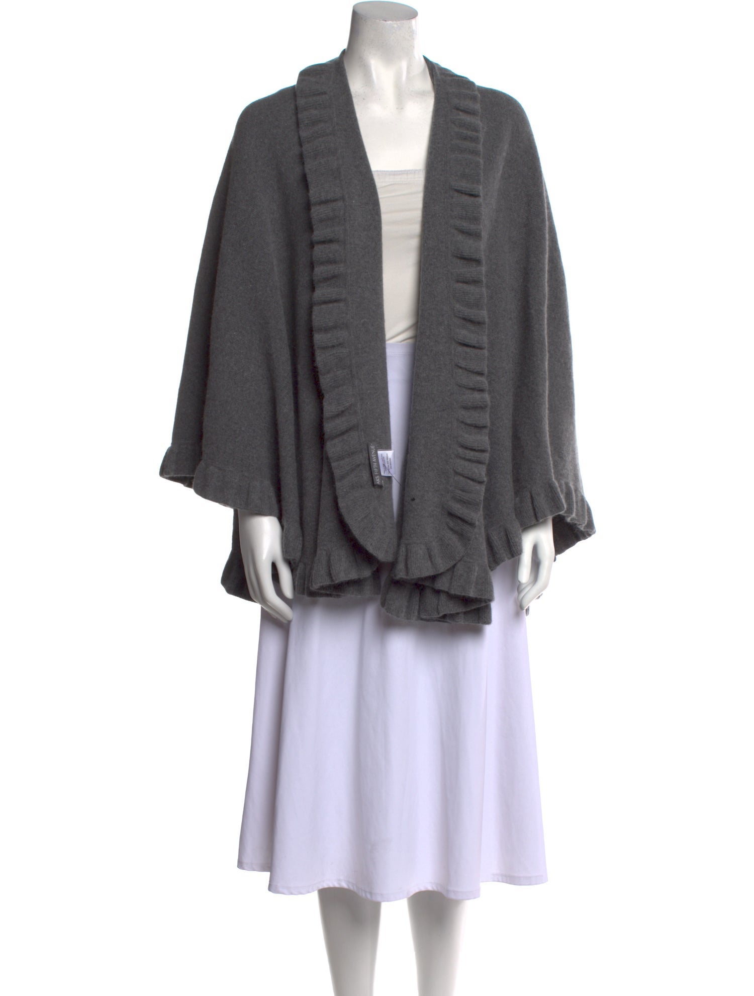 Saks Fifth Avenue Merino Wool Open Front Sweater