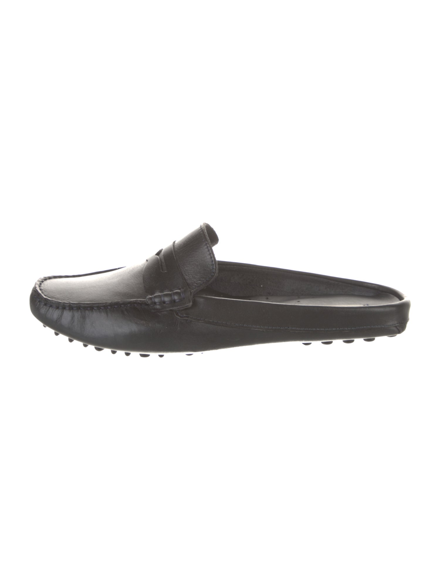 Saks Fifth Avenue Leather Mules