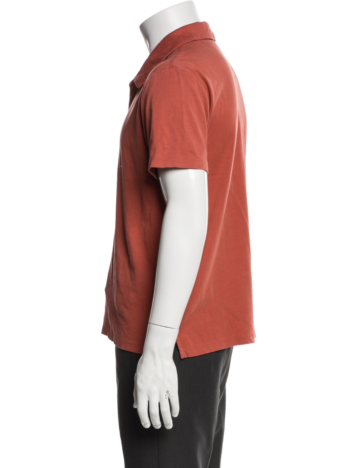 Saks Fifth Avenue Collar Short Sleeve Polo Shirt