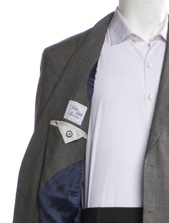 Saks Fifth Avenue Wool Striped Two-Piece Blazer