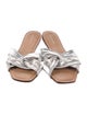 Saks Fifth Avenue Leather Slides