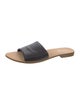 Saks Fifth Avenue Leather Slides