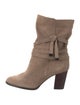Saks Fifth Avenue Suede Slouch Boots
