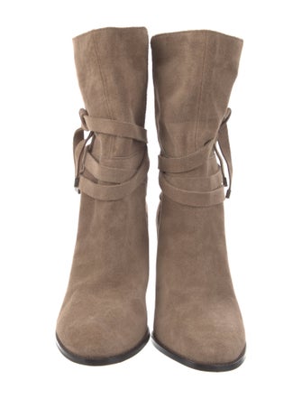 Saks Fifth Avenue Suede Slouch Boots
