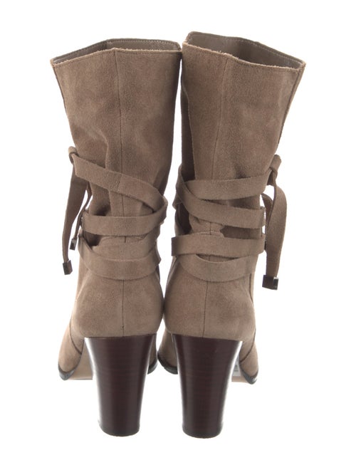 Saks Fifth Avenue Suede Slouch Boots