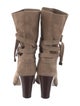 Saks Fifth Avenue Suede Slouch Boots