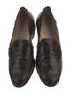 Saks Fifth Avenue Crocodile Loafers