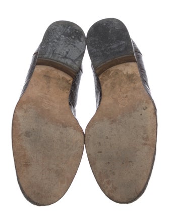 Saks Fifth Avenue Crocodile Loafers
