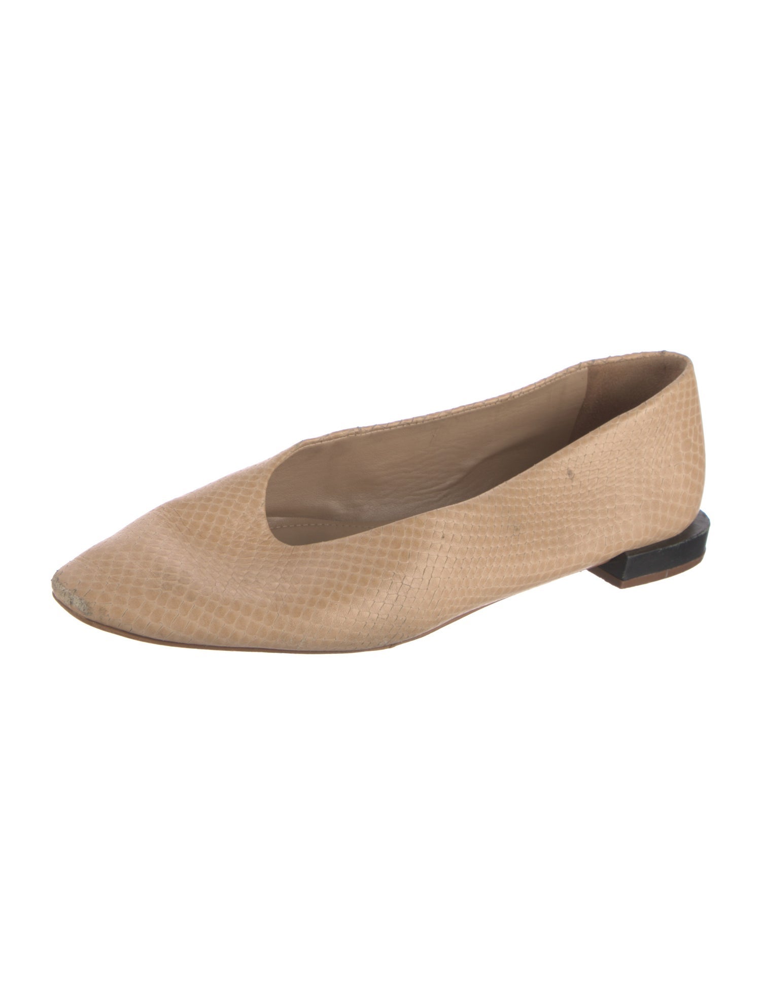 Saks Fifth Avenue Leather Ballet Flats