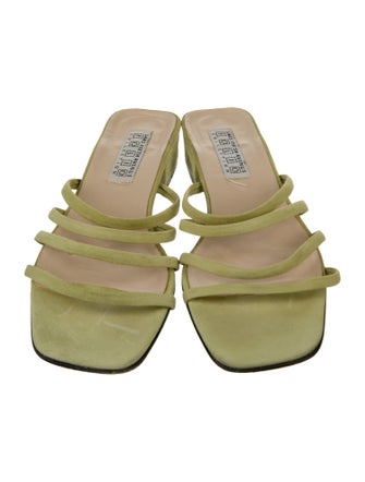 Saks Fifth Avenue Suede Slides