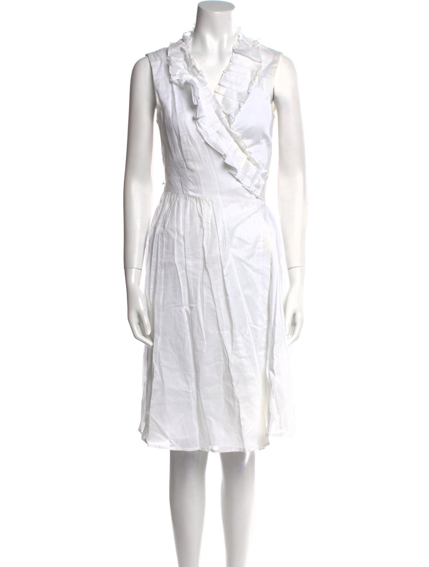 Saks Fifth Avenue V-Neck Knee-Length Dress