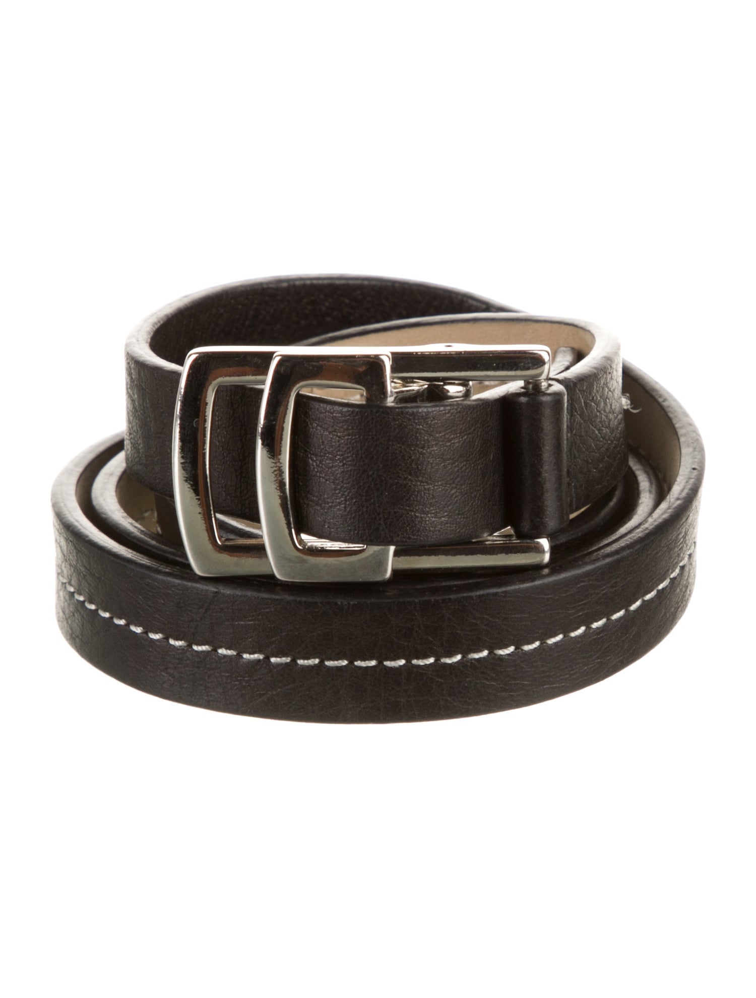 Saks Fifth Avenue Skinny Leather Belt