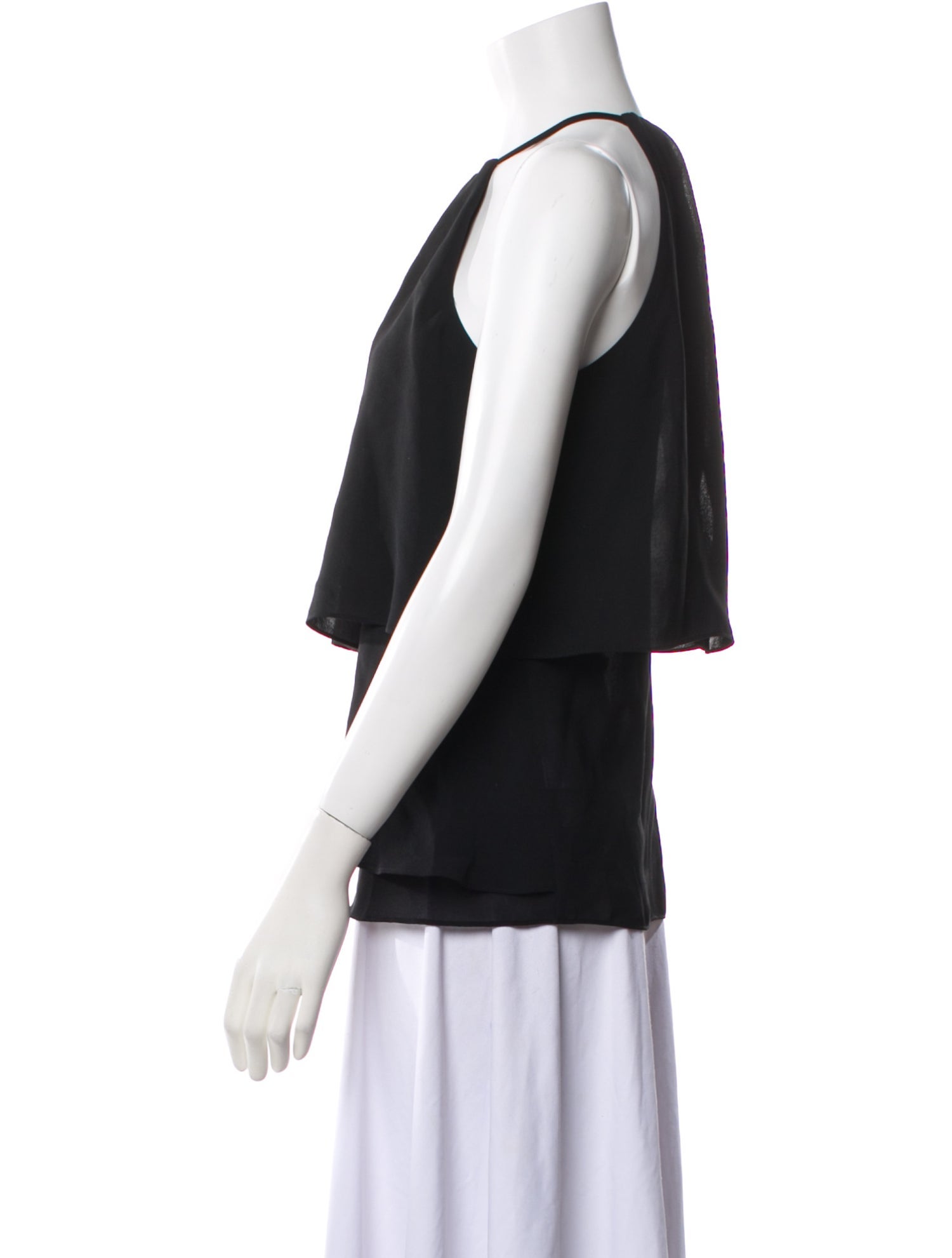 Saks Fifth Avenue V-Neck Sleeveless Blouse