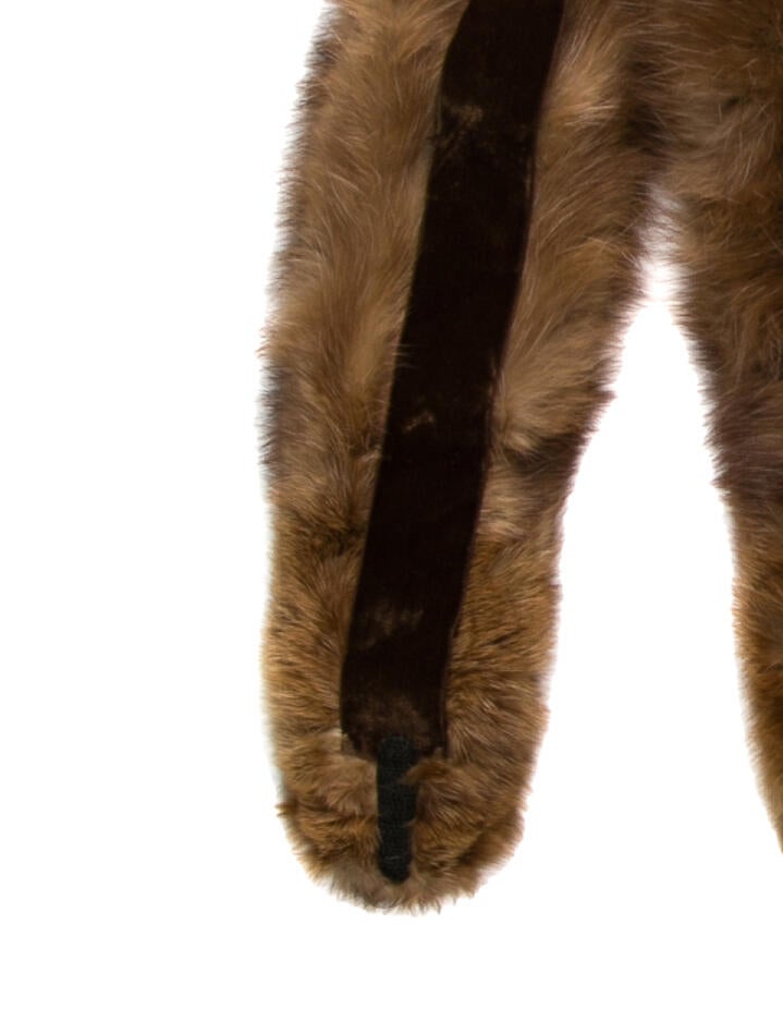 Saks Fifth Avenue Fur Vintage Scarf