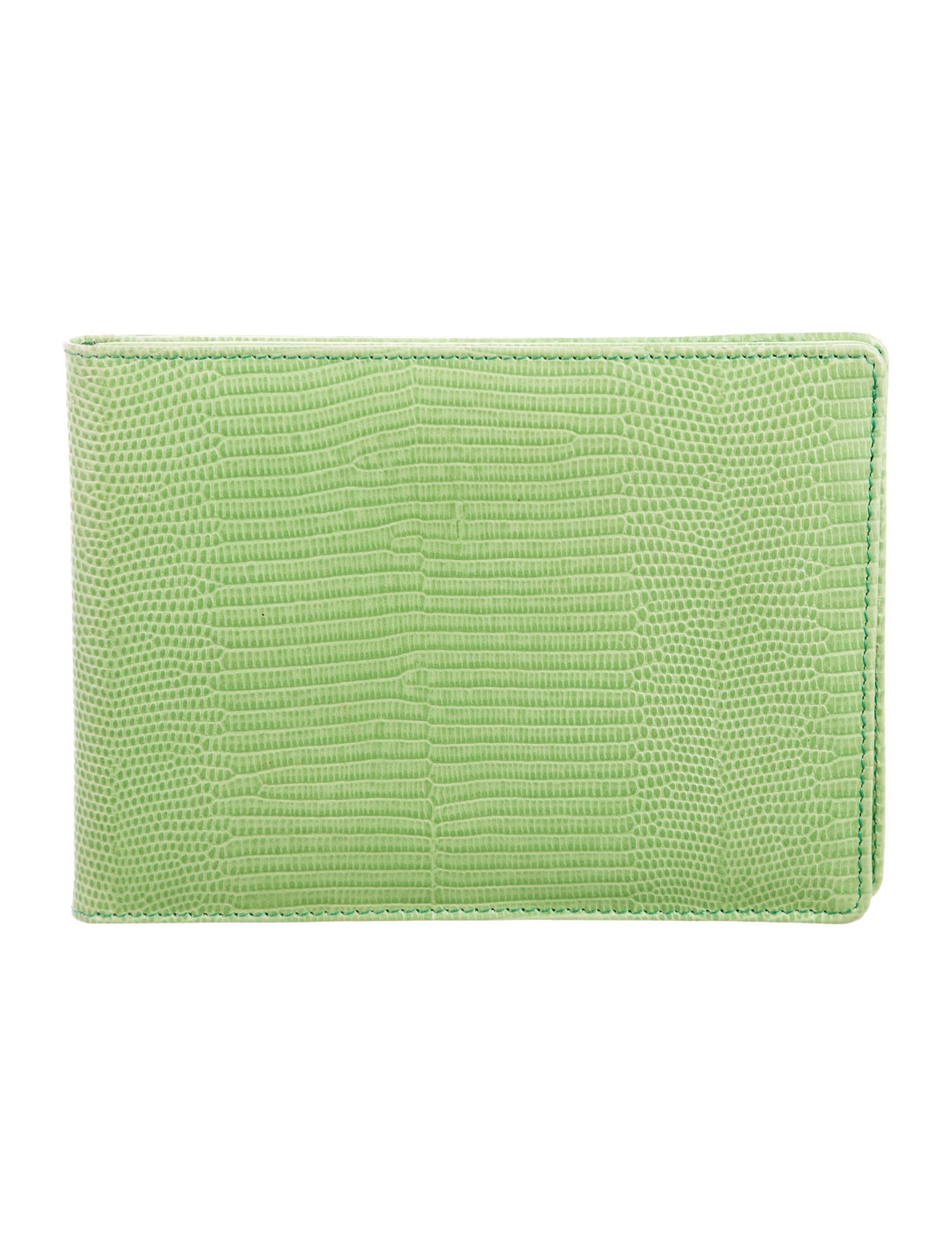 Saks Fifth Avenue Embossed Leather Wallet