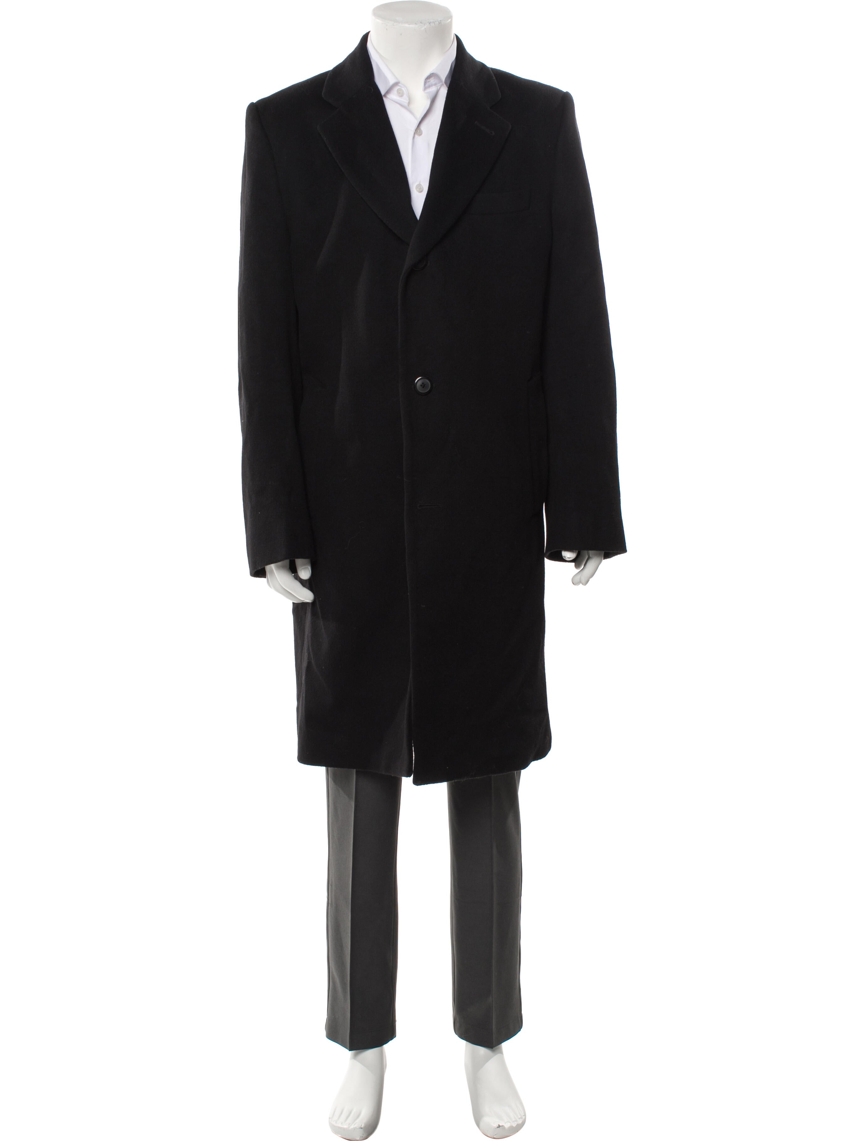 Saks Fifth Avenue Overcoat Wool Overcoat