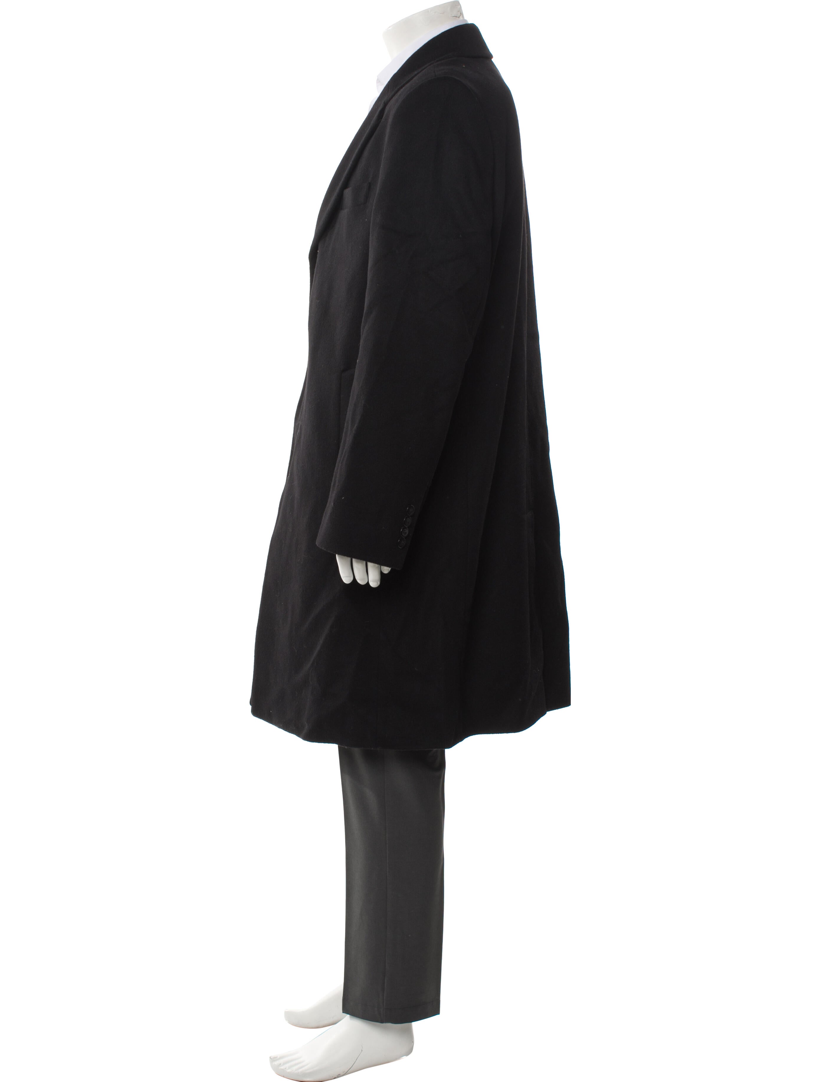 Saks Fifth Avenue Overcoat Wool Overcoat