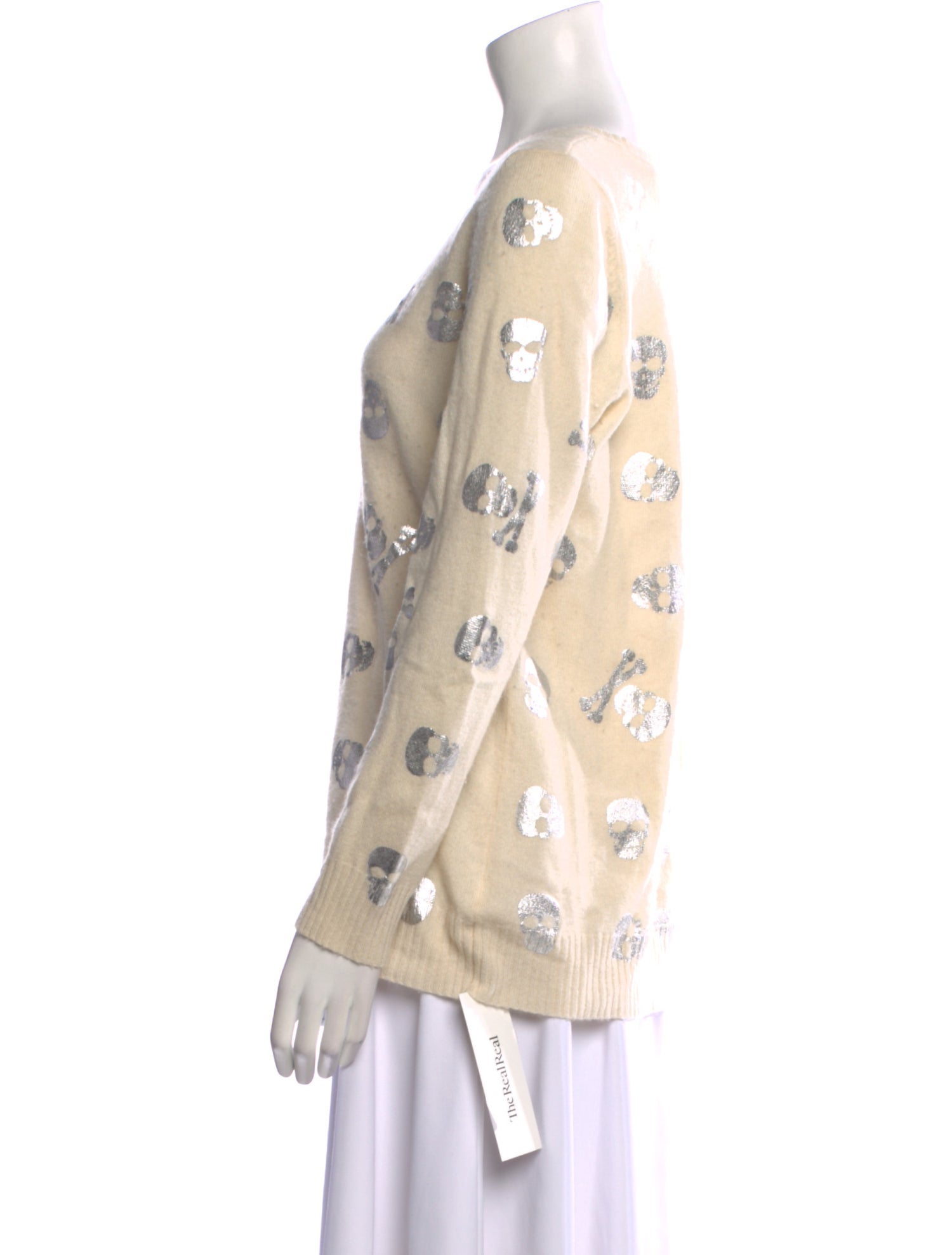 Saks Fifth Avenue Cashmere Printed Sweater