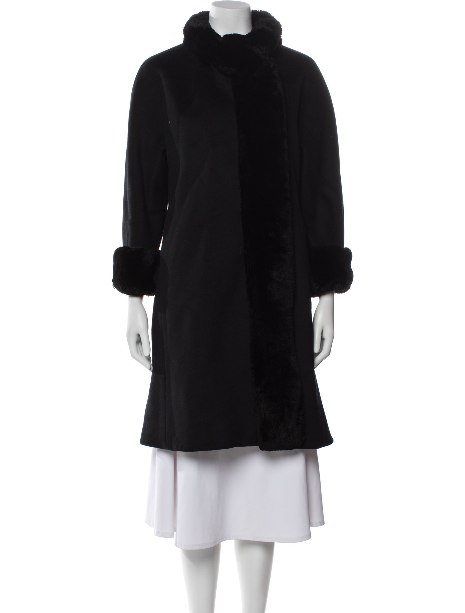 Saks Fifth Avenue Faux Fur Coat