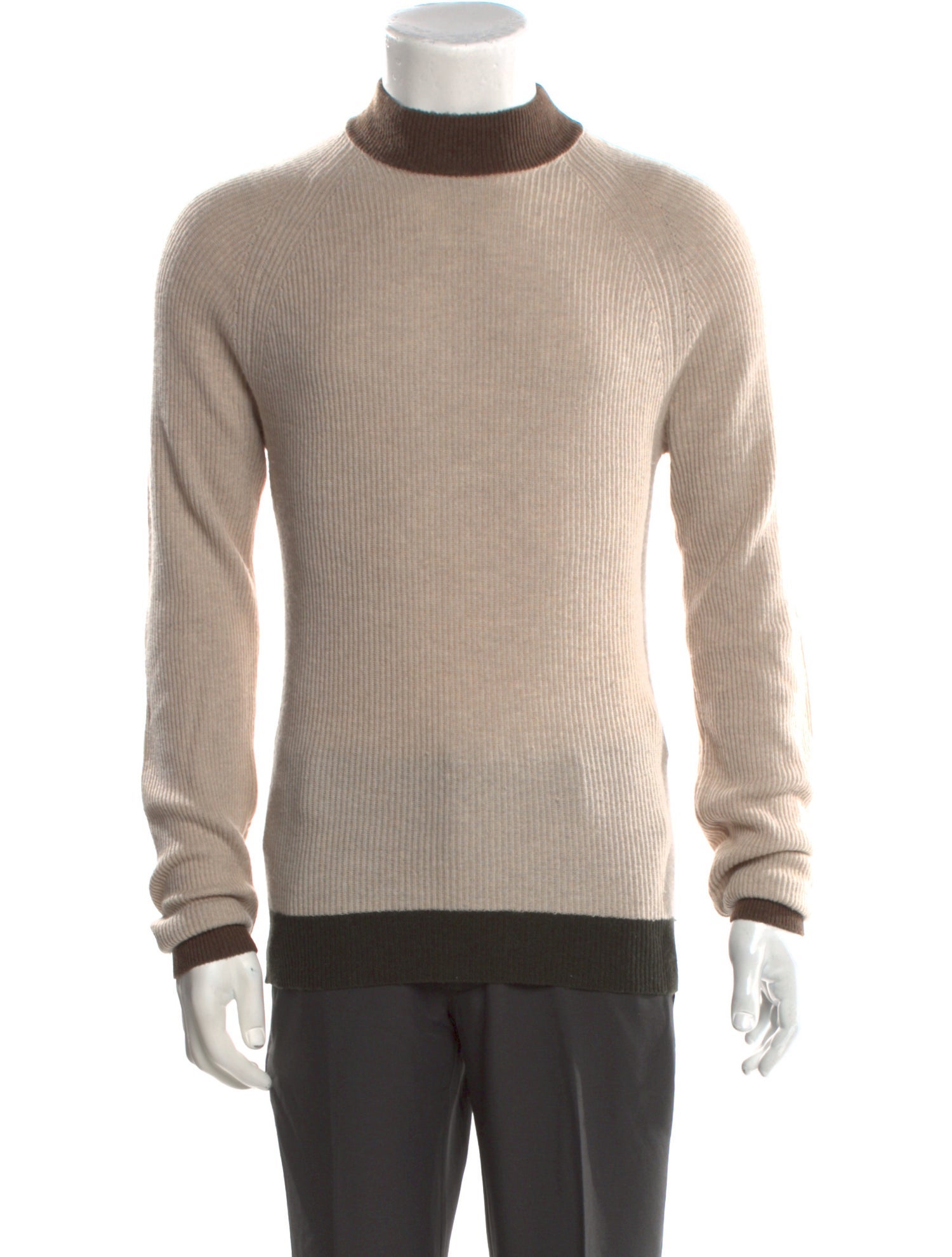 Saks Fifth Avenue Mock Neck Long Sleeve Pullover