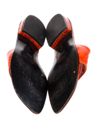 Saks Fifth Avenue Leather Printed Slides