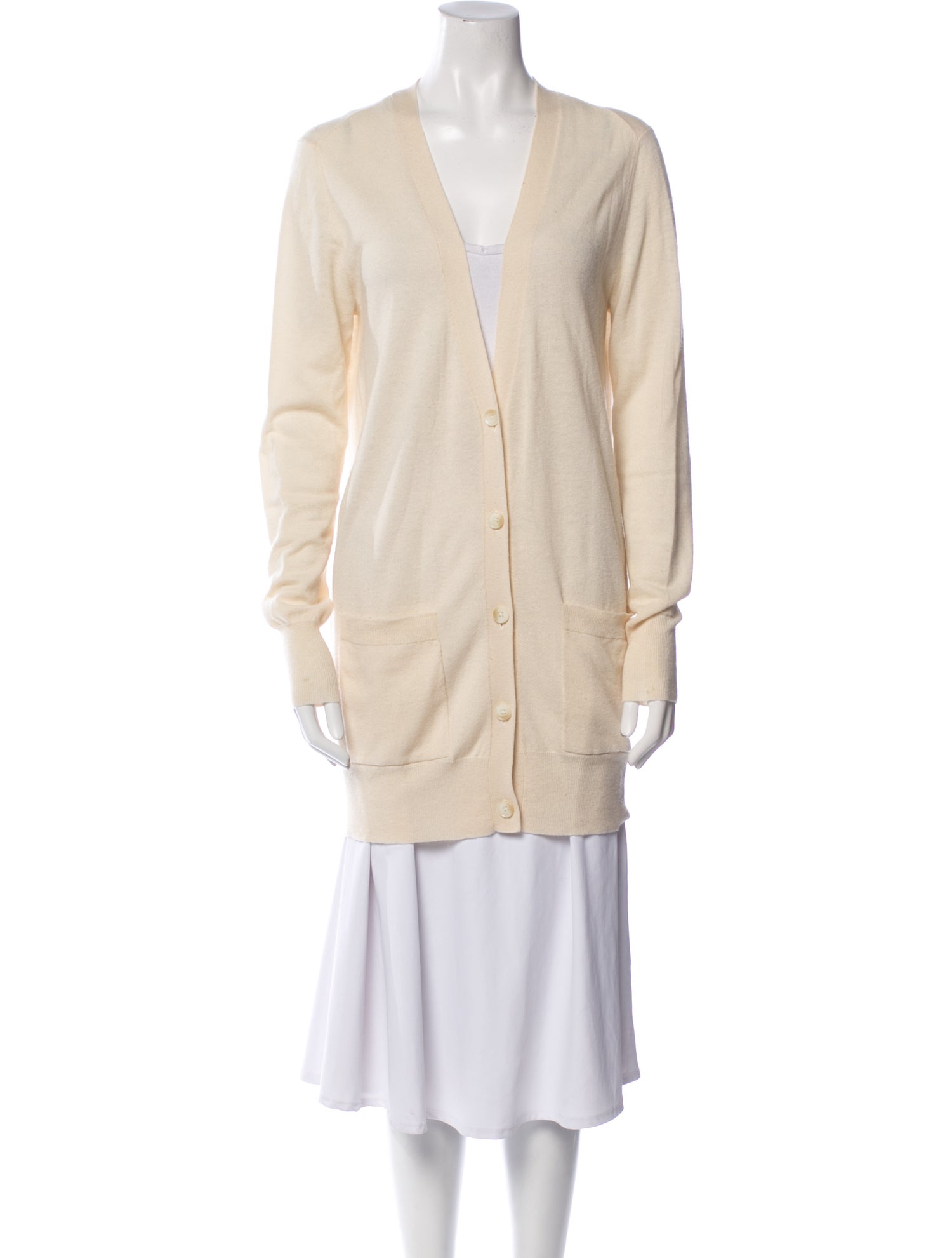 Saks Fifth Avenue Cashmere Open Front Sweater