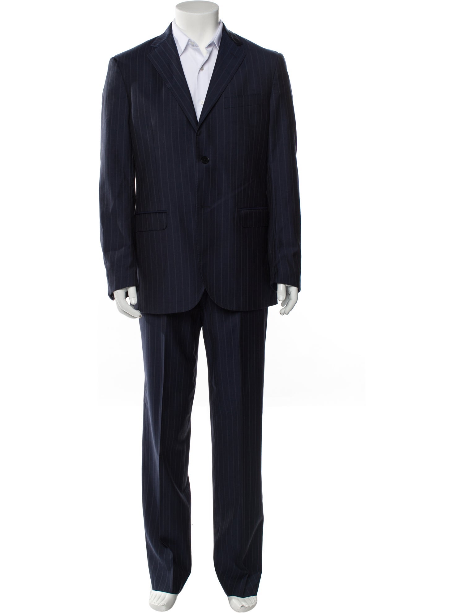 Saks Fifth Avenue Virgin Wool Striped Two-Piece Suit