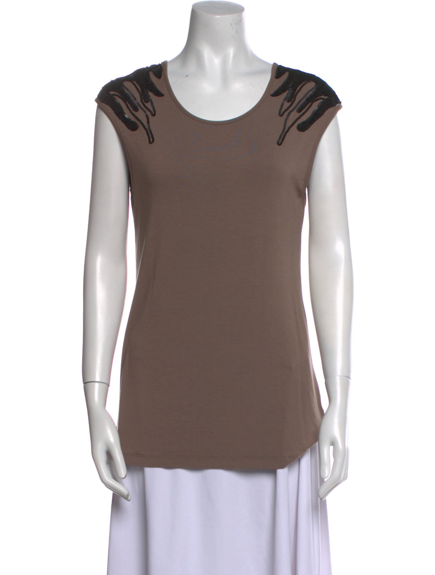 Saks Fifth Avenue Graphic Print Scoop Neck T-Shirt