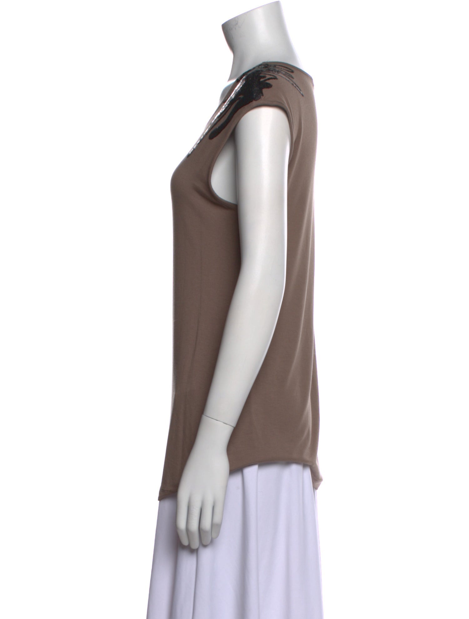 Saks Fifth Avenue Graphic Print Scoop Neck T-Shirt