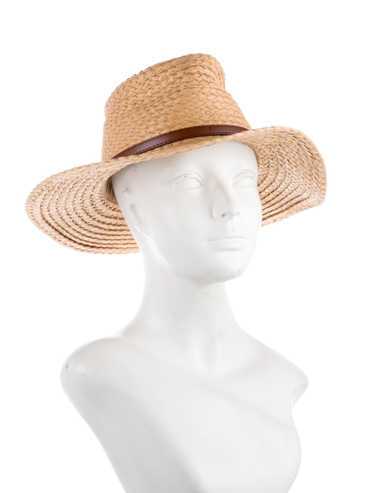 Saks Fifth Avenue Straw Sun Hat w/Tags