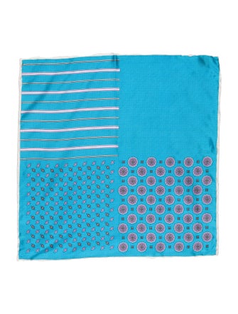 Saks Fifth Avenue Silk Pocket Square Handkerchief