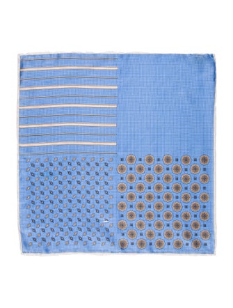 Saks Fifth Avenue Silk Pocket Square Handkerchief
