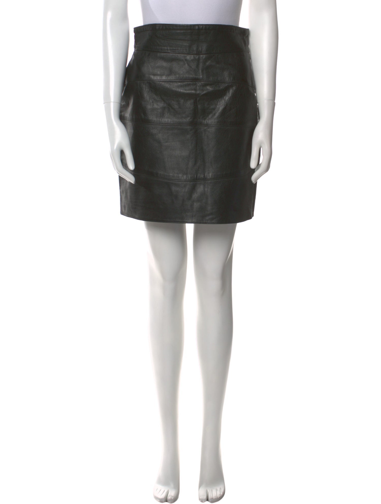 Saks Fifth Avenue Leather Mini Skirt