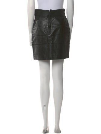 Saks Fifth Avenue Leather Mini Skirt