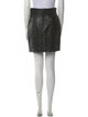 Saks Fifth Avenue Leather Mini Skirt