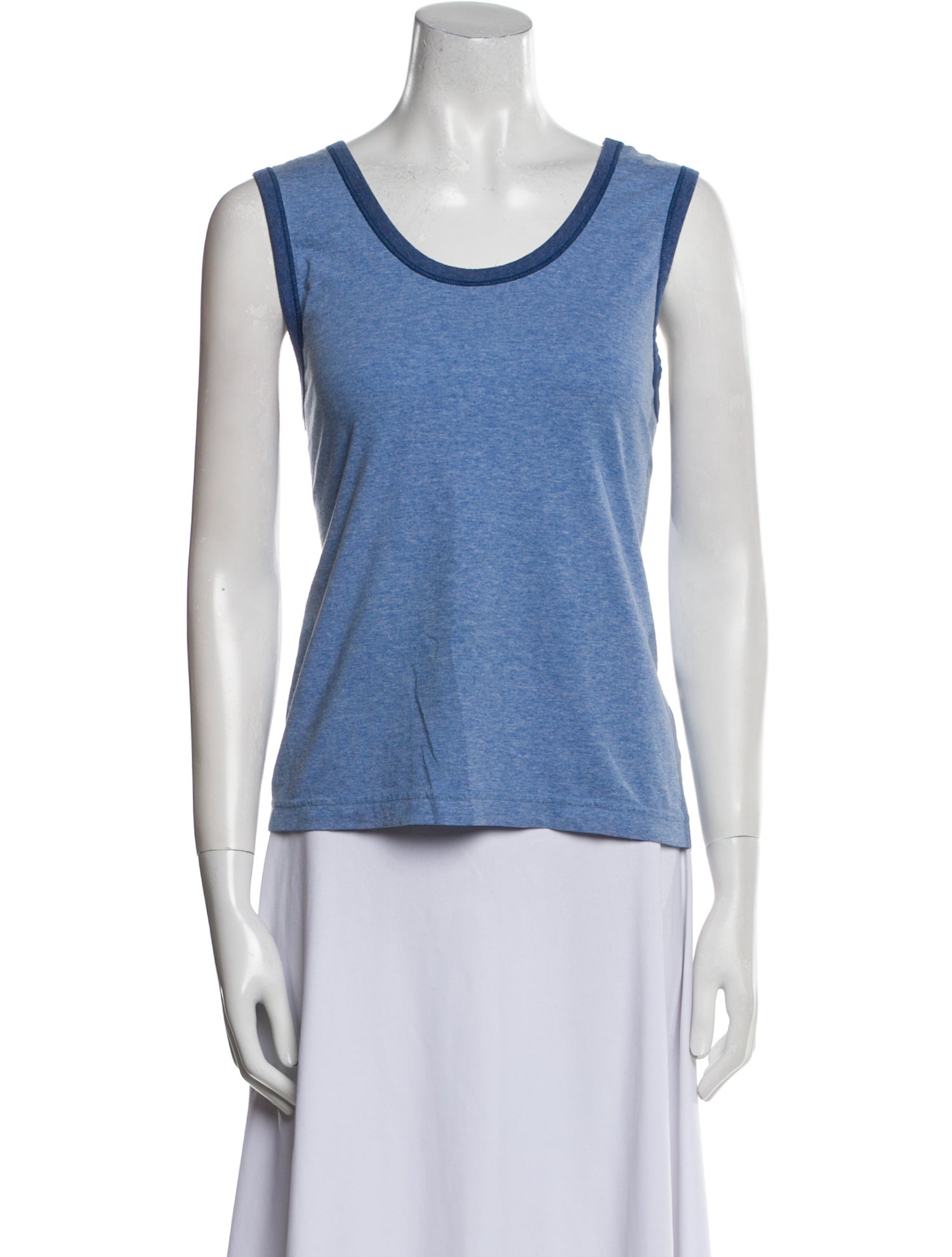 Saks Fifth Avenue Scoop Neck Sleeveless Top