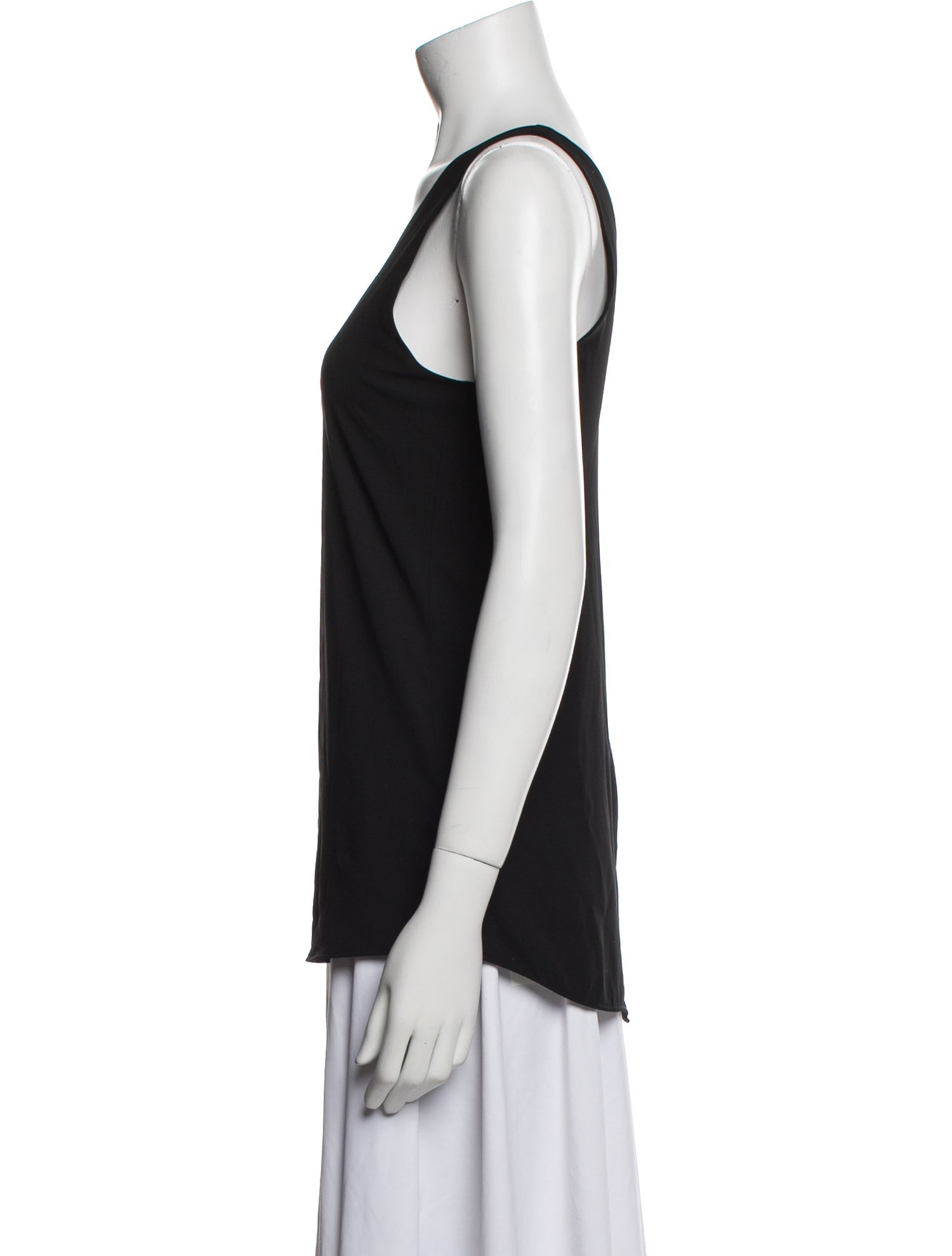 Saks Fifth Avenue Scoop Neck Sleeveless Top