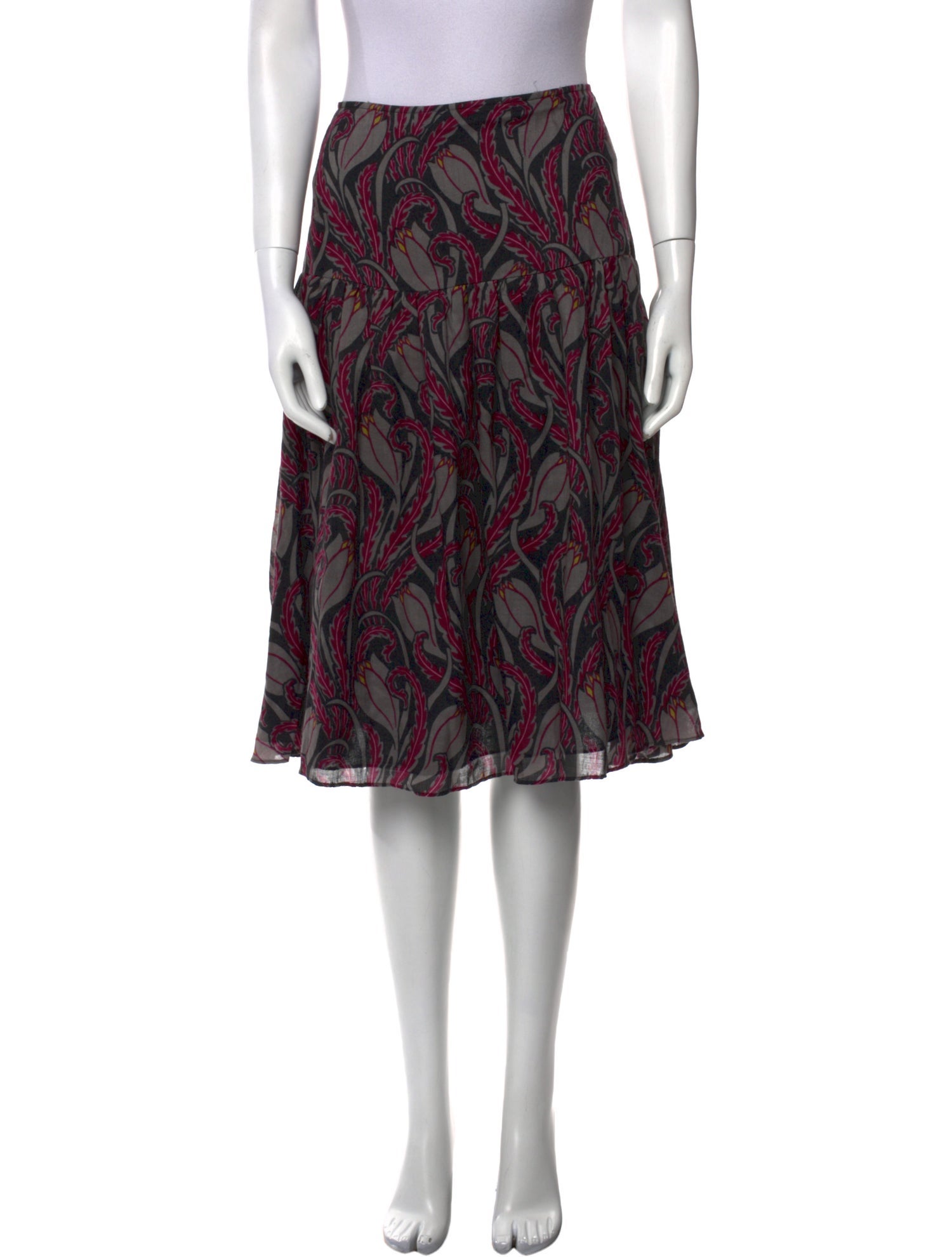 Saks Fifth Avenue Wool Knee-Length Skirt