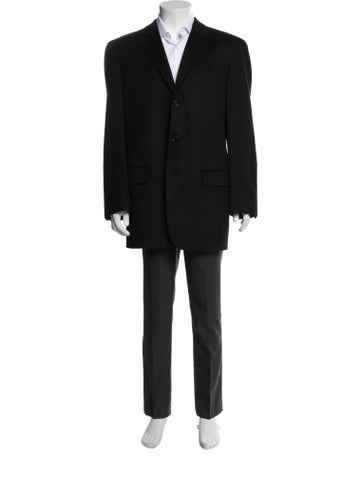 Saks Fifth Avenue Outerwear Wool Overcoat L