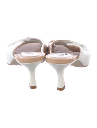 Saks Fifth Avenue Leather Slides