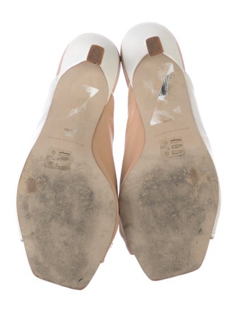 Saks Fifth Avenue Leather Slides