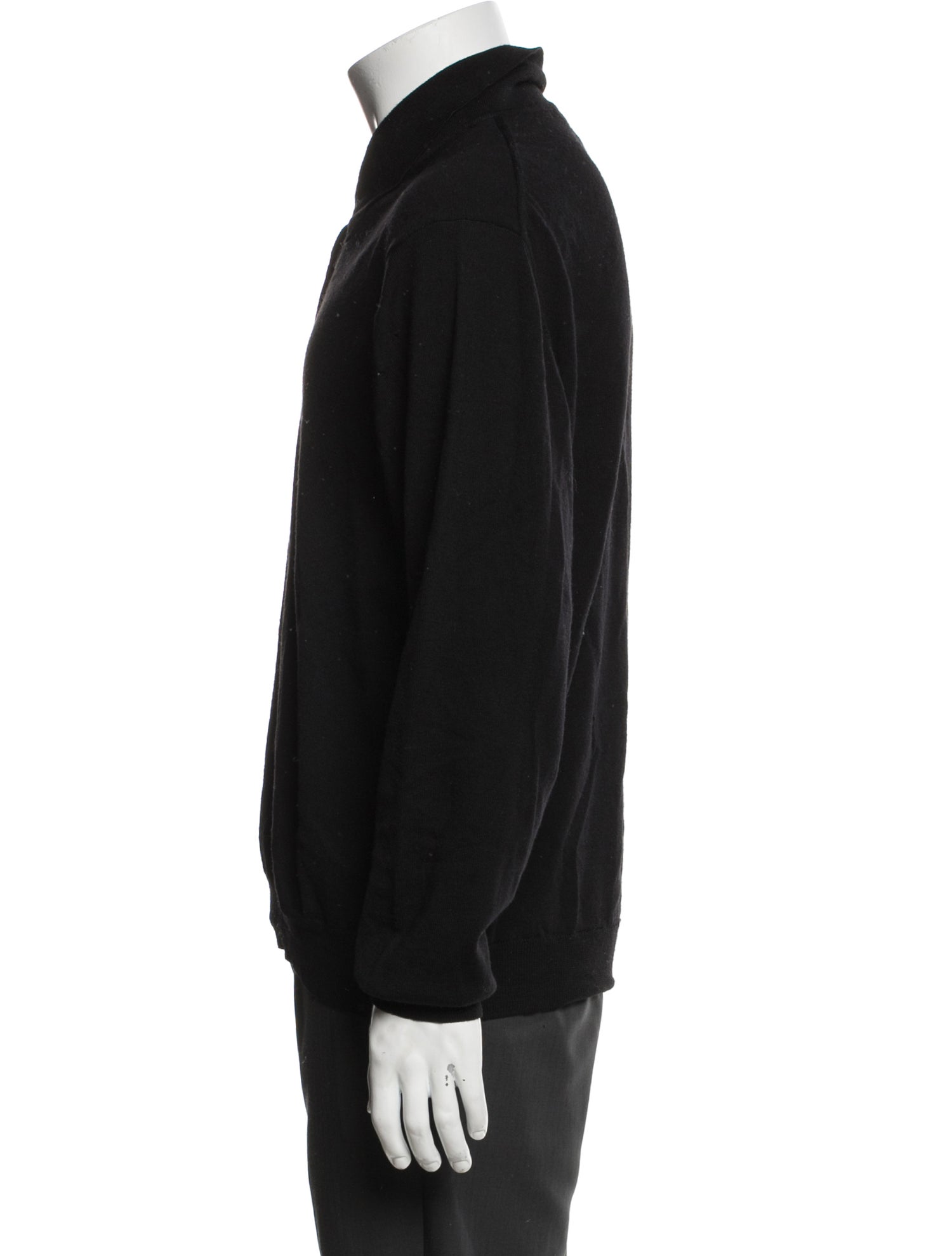 Saks Fifth Avenue Collar Long Sleeve Polo Sweater