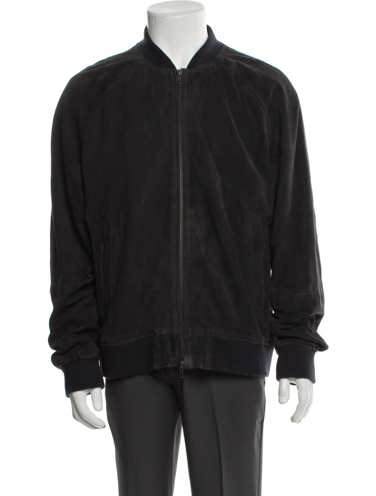 Saks Fifth Avenue Calfskin Bomber Jacket