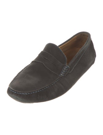 Saks Fifth Avenue Nubuck Moccasins